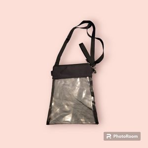 Clear Crossbody Purse Bag Stadium Approved Clear Tote Bag for Work Concert Sport
